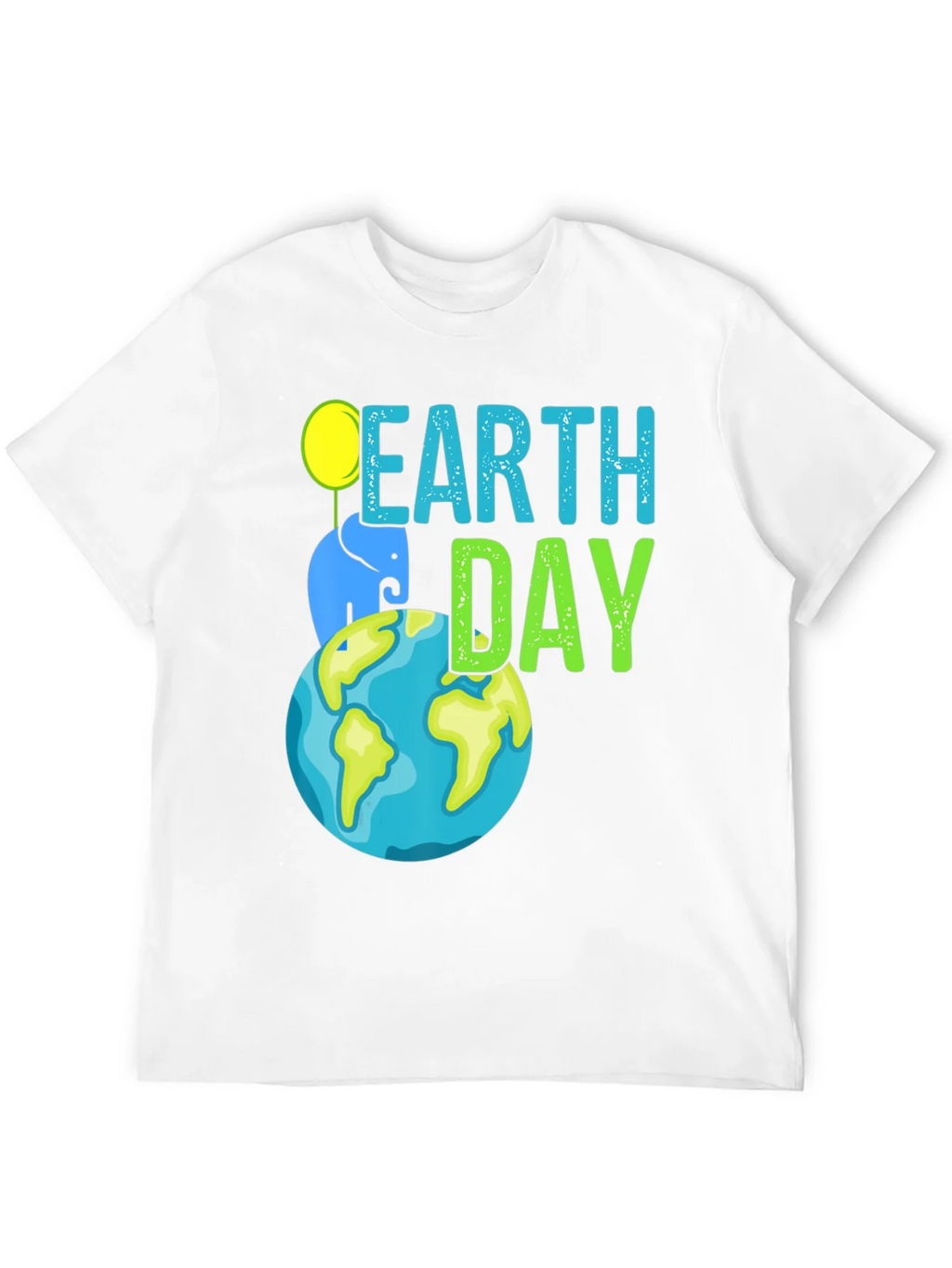 Earth Day Elephant Graphic T-Shirt product image 3