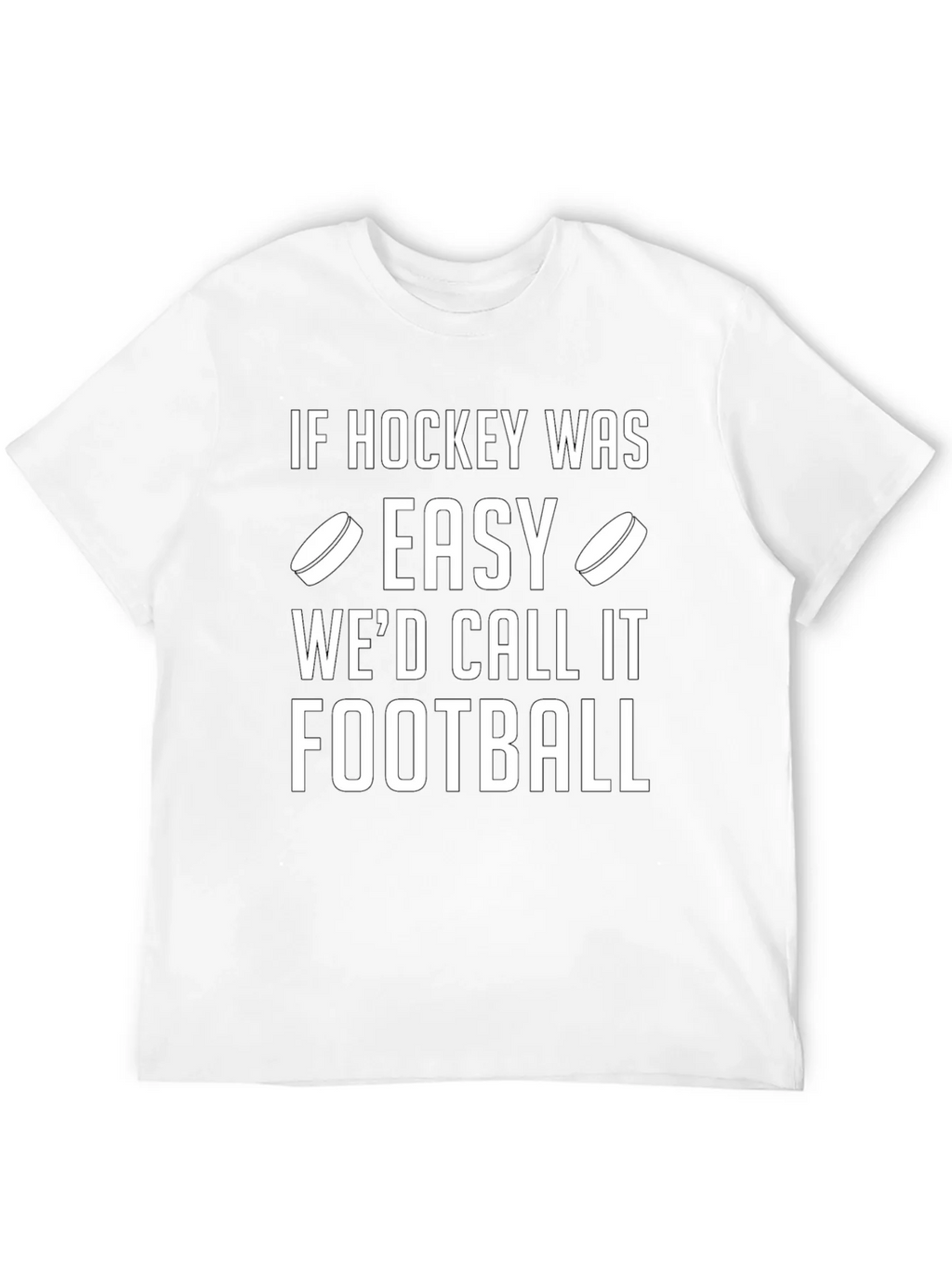 Hockey vs Football T-Shirt - Funny Sports Tee product image 3