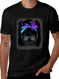 Suicide Awareness Messy Bun Graphic Tee product image 1