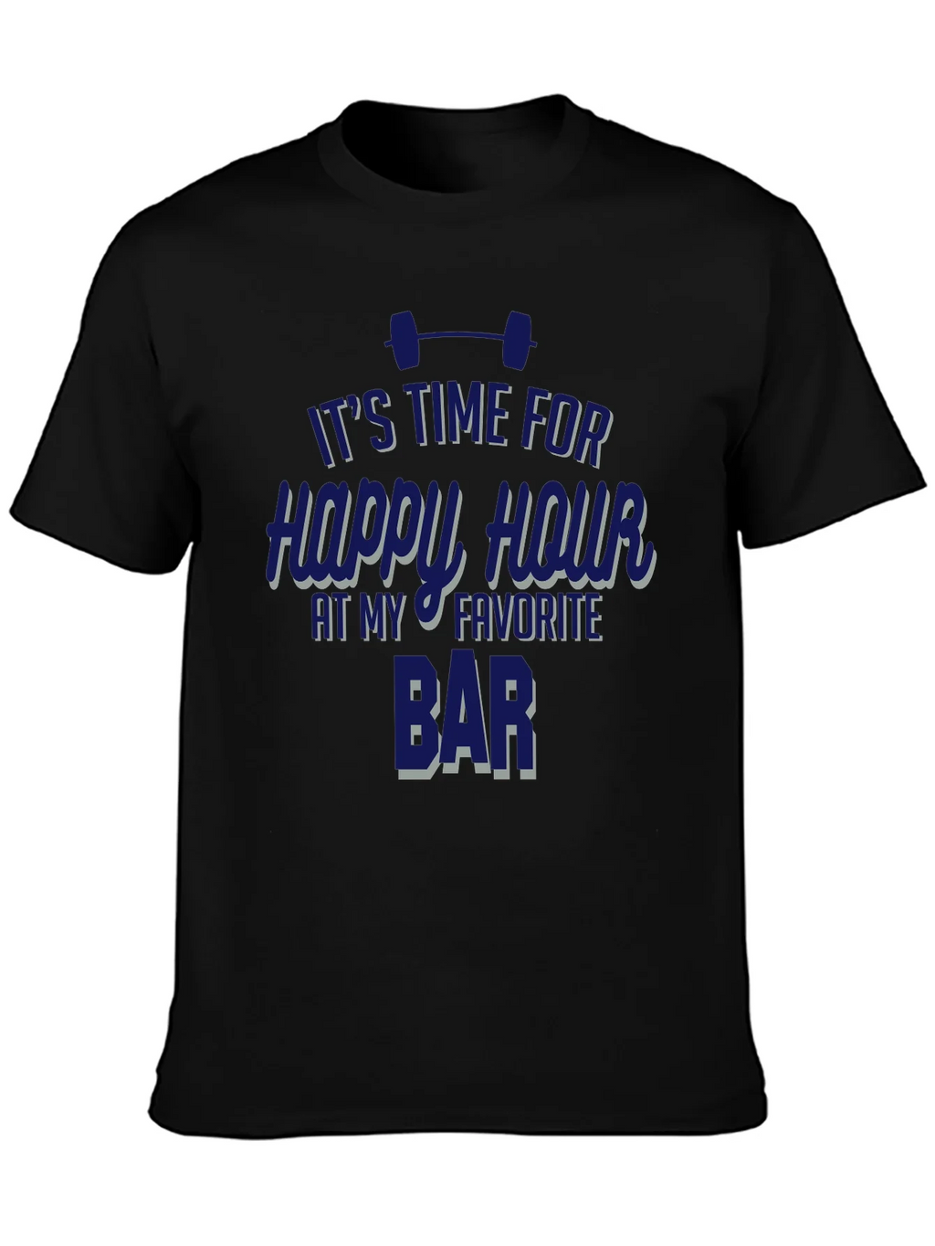 Gym Happy Hour Graphic T-Shirt product image 6