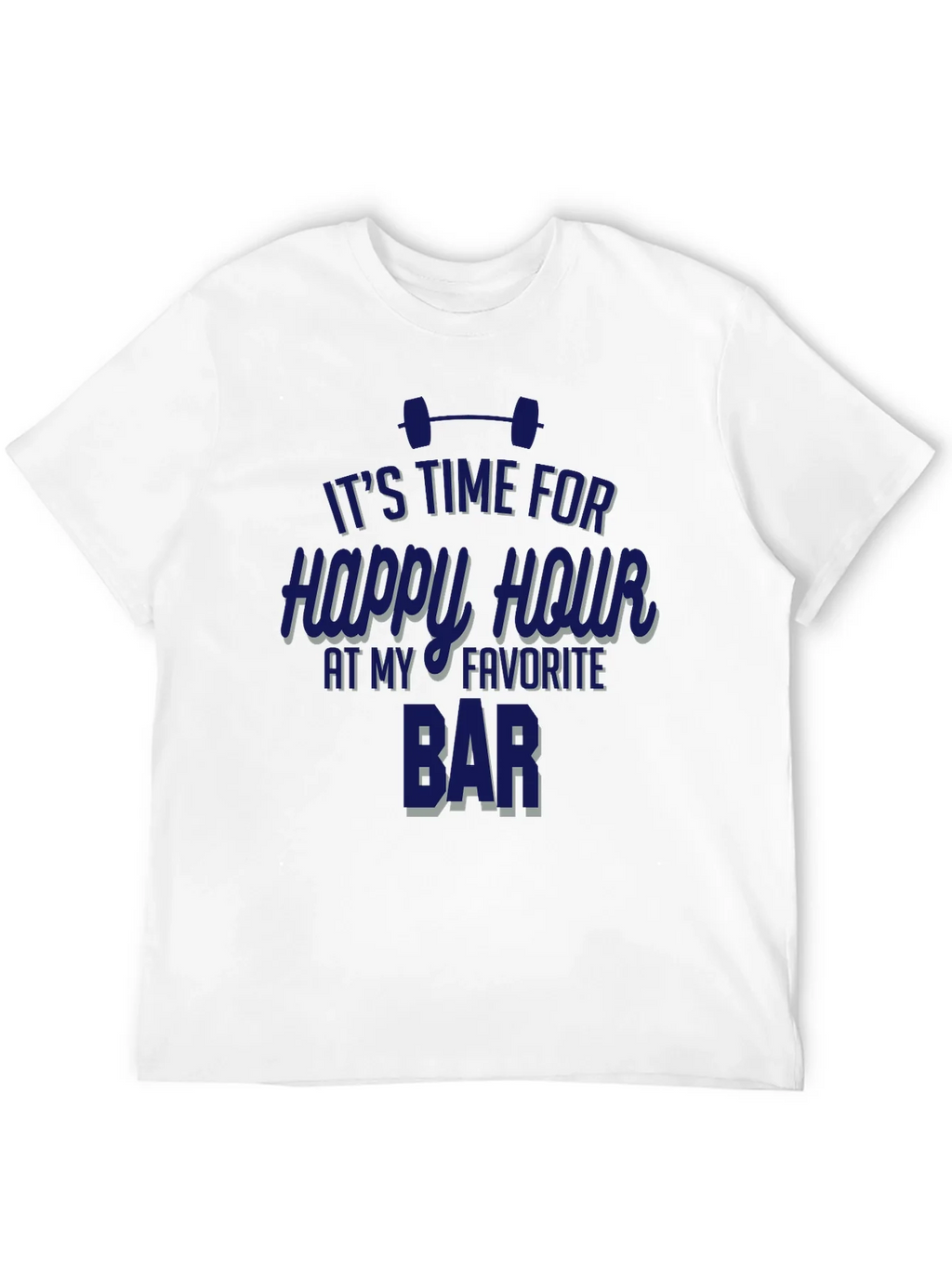 Gym Happy Hour Graphic T-Shirt product image 3