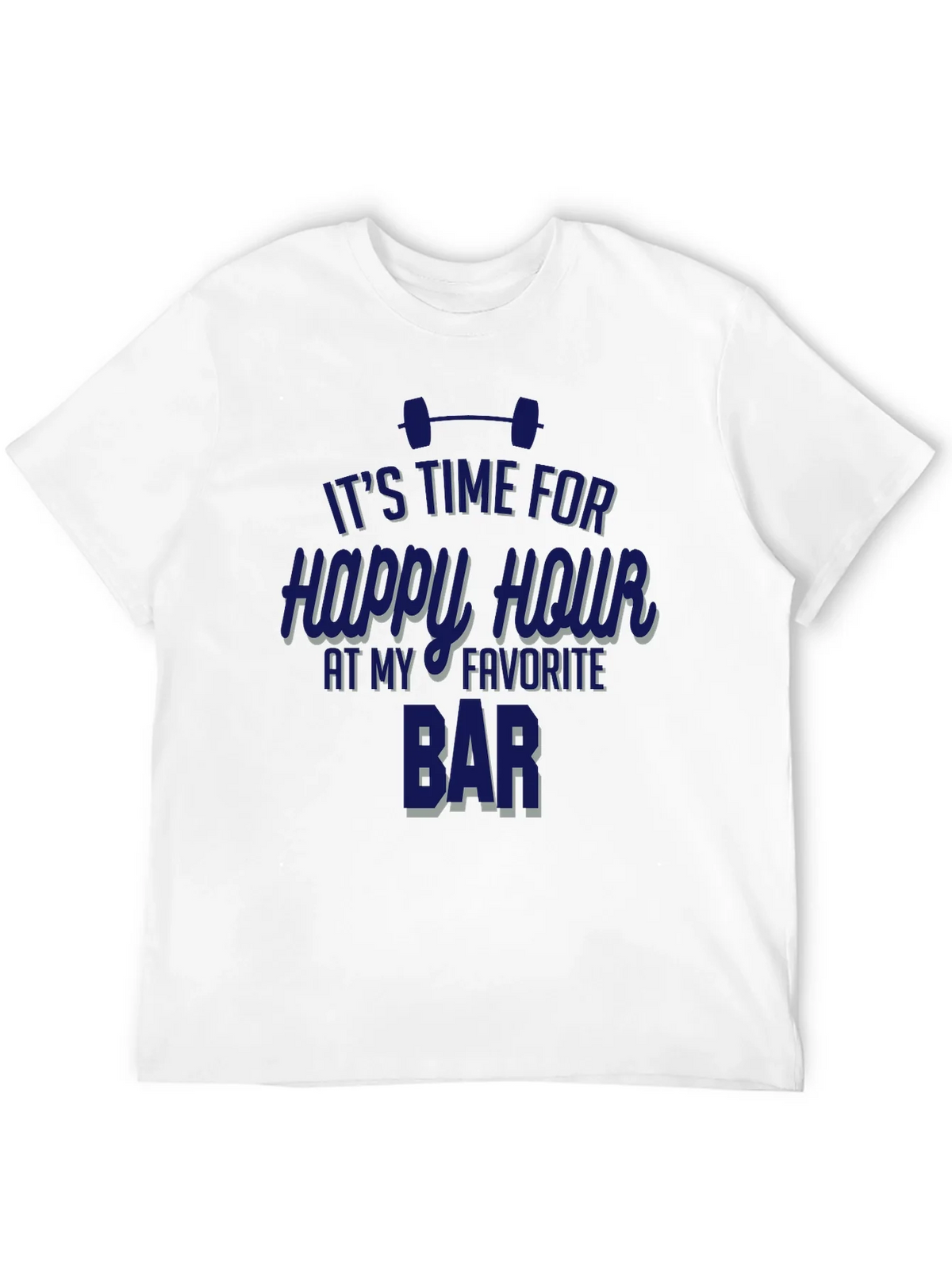 Gym Happy Hour Graphic T-Shirt product image 3