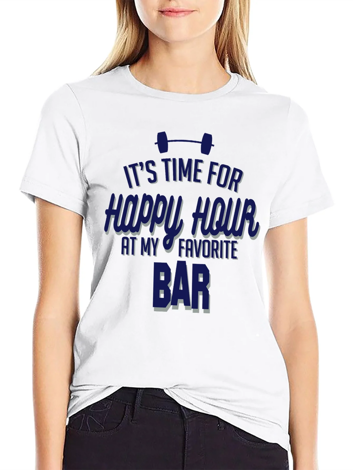 Gym Happy Hour Graphic T-Shirt product image 11