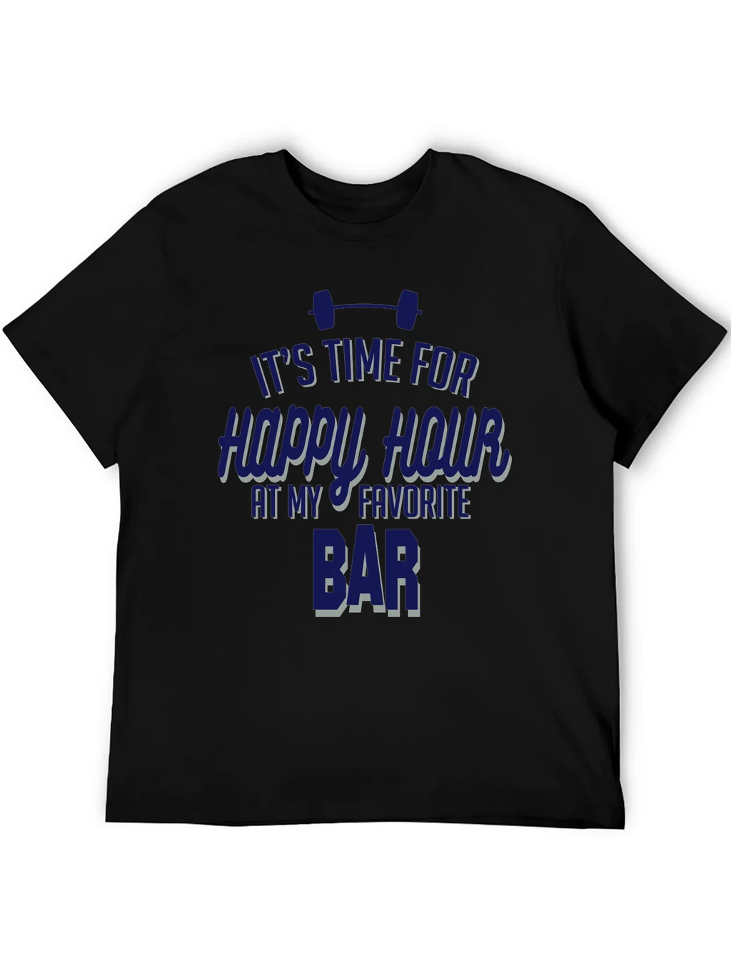 Gym Happy Hour Graphic T-Shirt product image 8