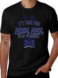 Gym Happy Hour Graphic T-Shirt product image 1