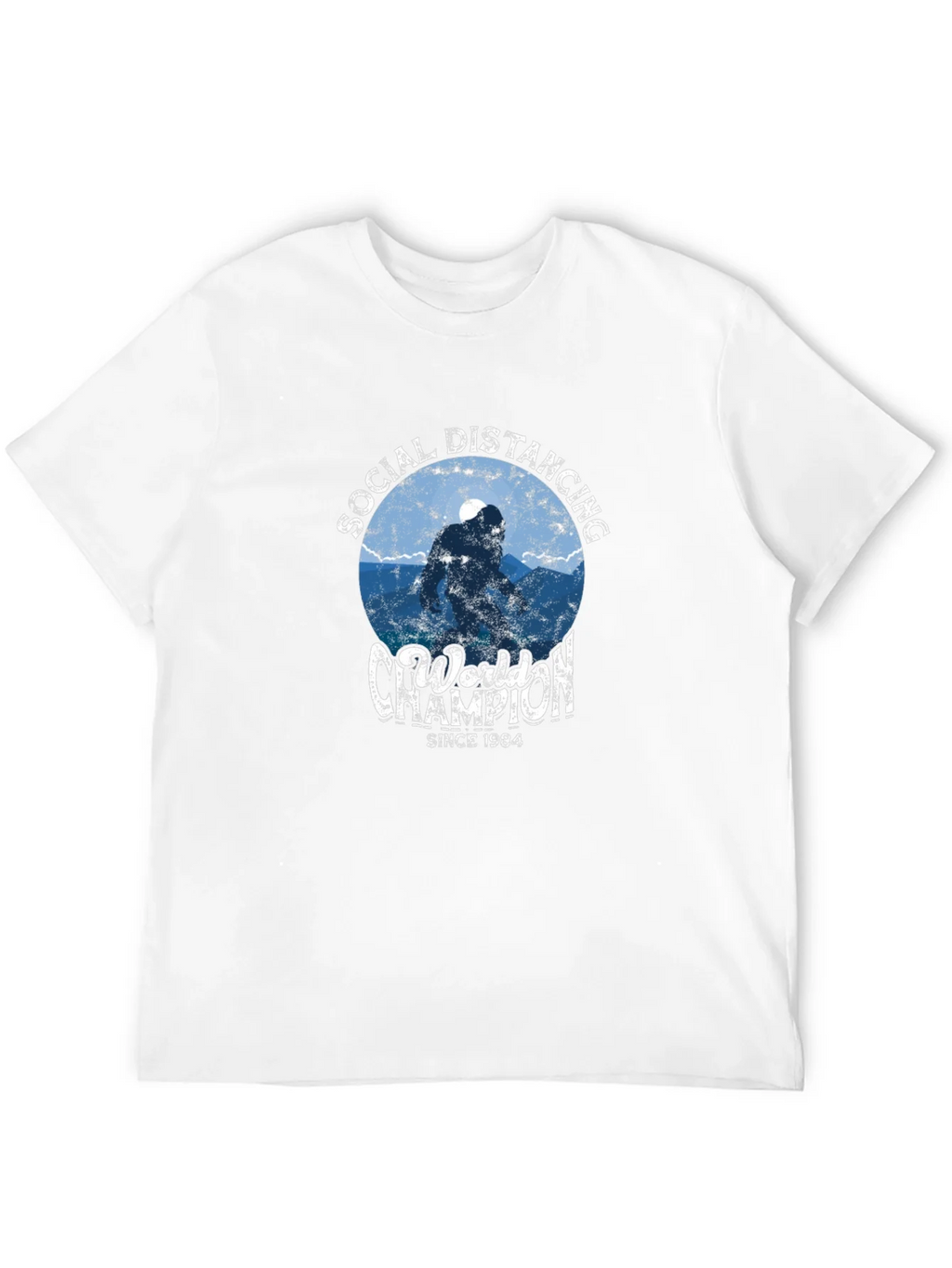 Social Distancing World Champion Graphic Tee product image 3