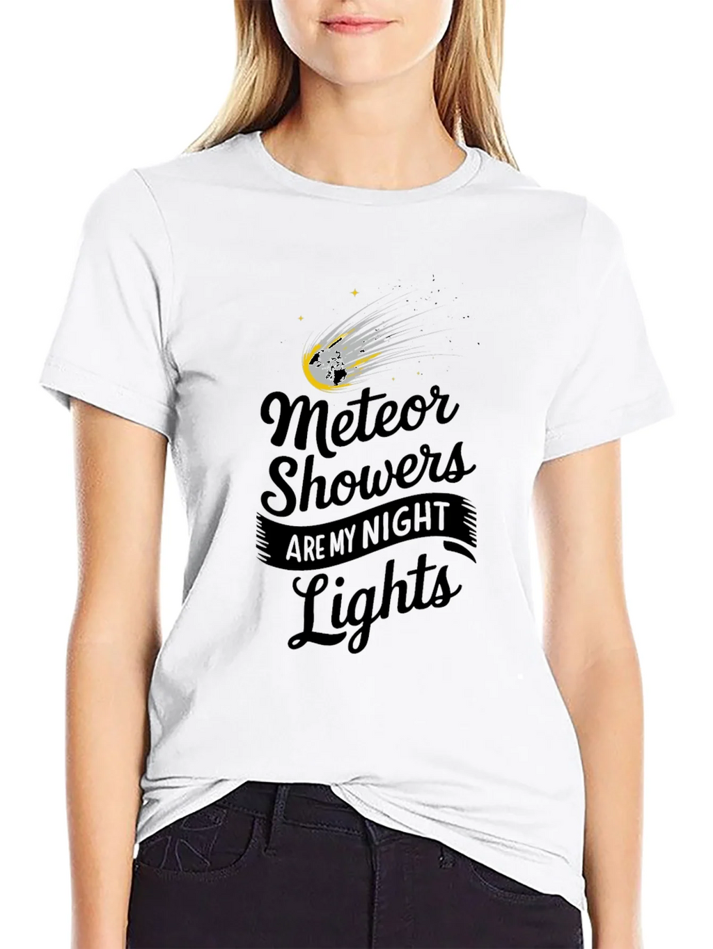 Meteor Shower T-Shirt - Night Lights Astronomy Tee product image 11