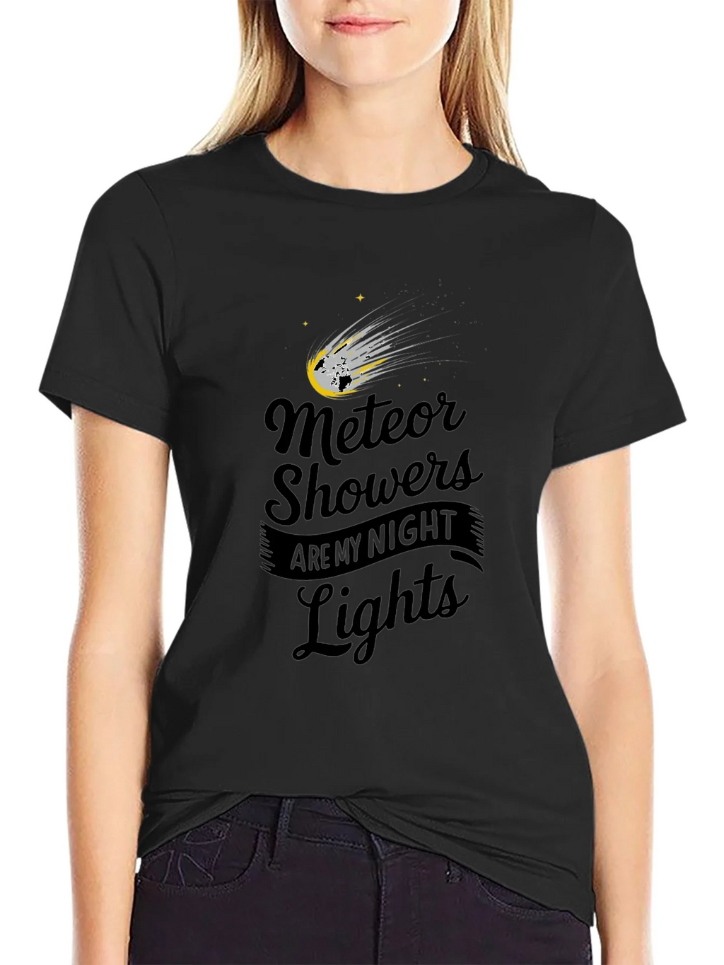 Meteor Shower T-Shirt - Night Lights Astronomy Tee product image 5