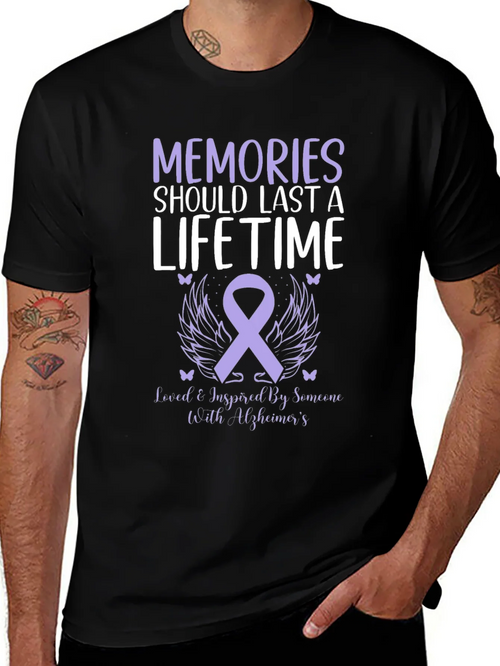 Alzheimers Awareness T-Shirt: Memories Lifetime product image 1