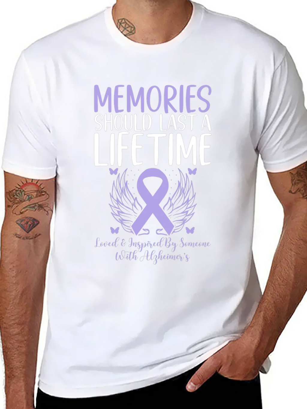 Alzheimers Awareness T-Shirt: Memories Lifetime product image 10