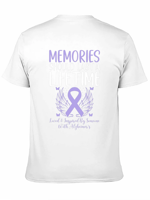 Alzheimers Awareness T-Shirt: Memories Lifetime product image 2