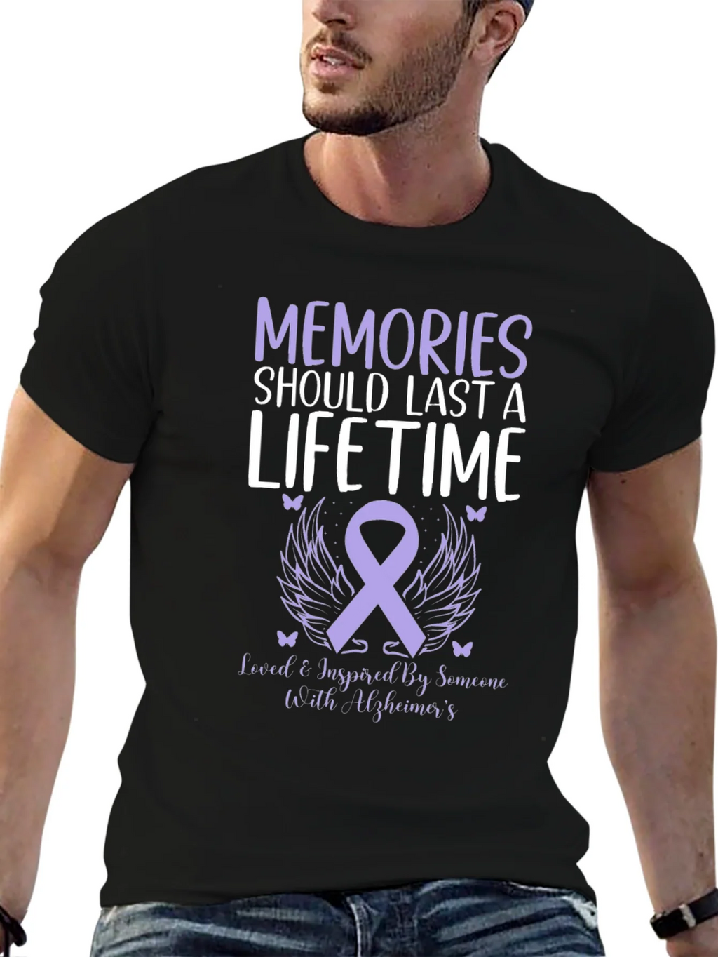 Alzheimers Awareness T-Shirt: Memories Lifetime product image 9