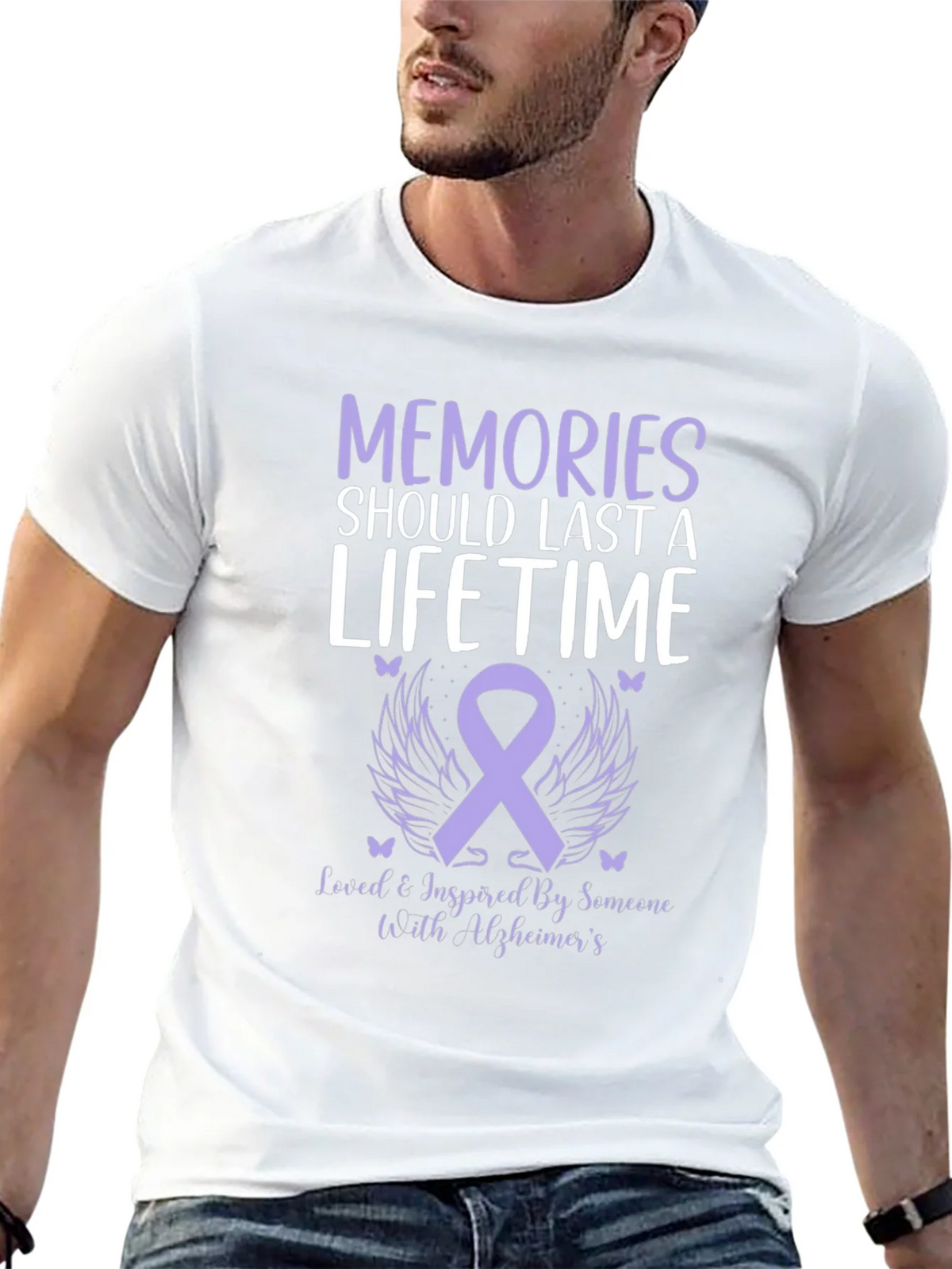 Alzheimers Awareness T-Shirt: Memories Lifetime product image 4