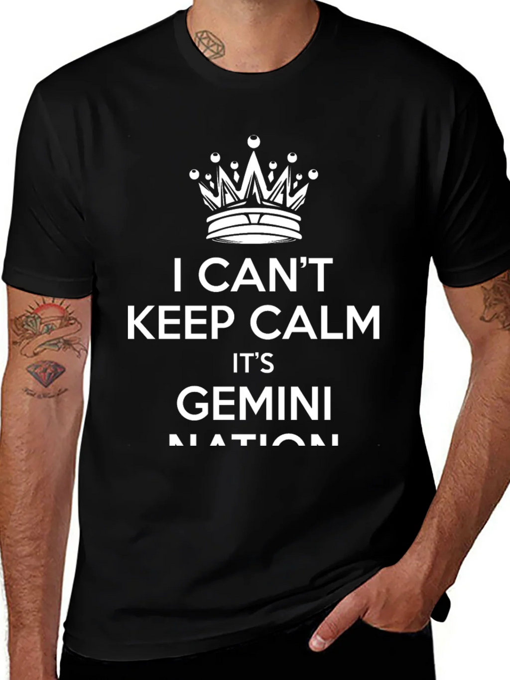 I Cant Keep Calm Its Gemini Nation T-Shirt product image 1