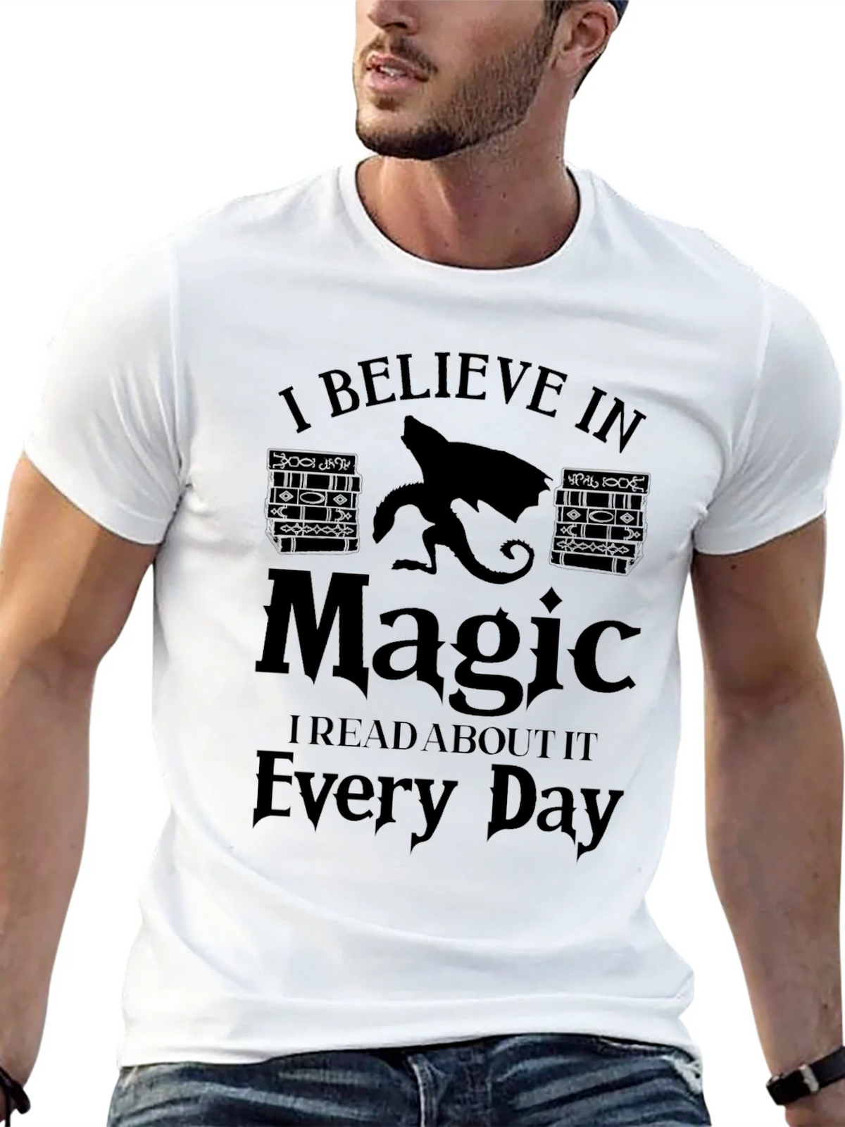 I Believe In Magic T-Shirt - Read Every Day product image 4