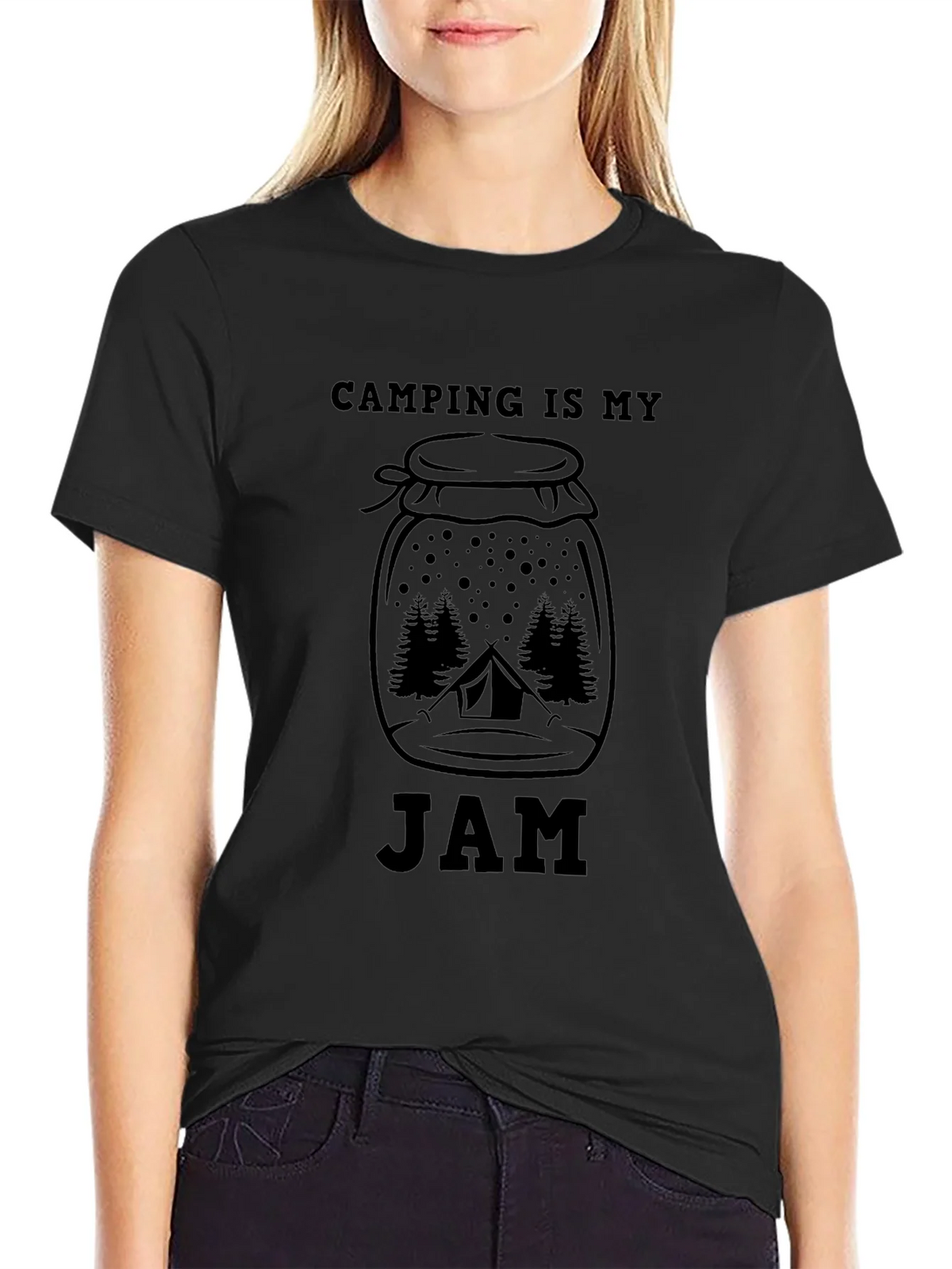Camping Is My Jam Graphic Tee product image 5