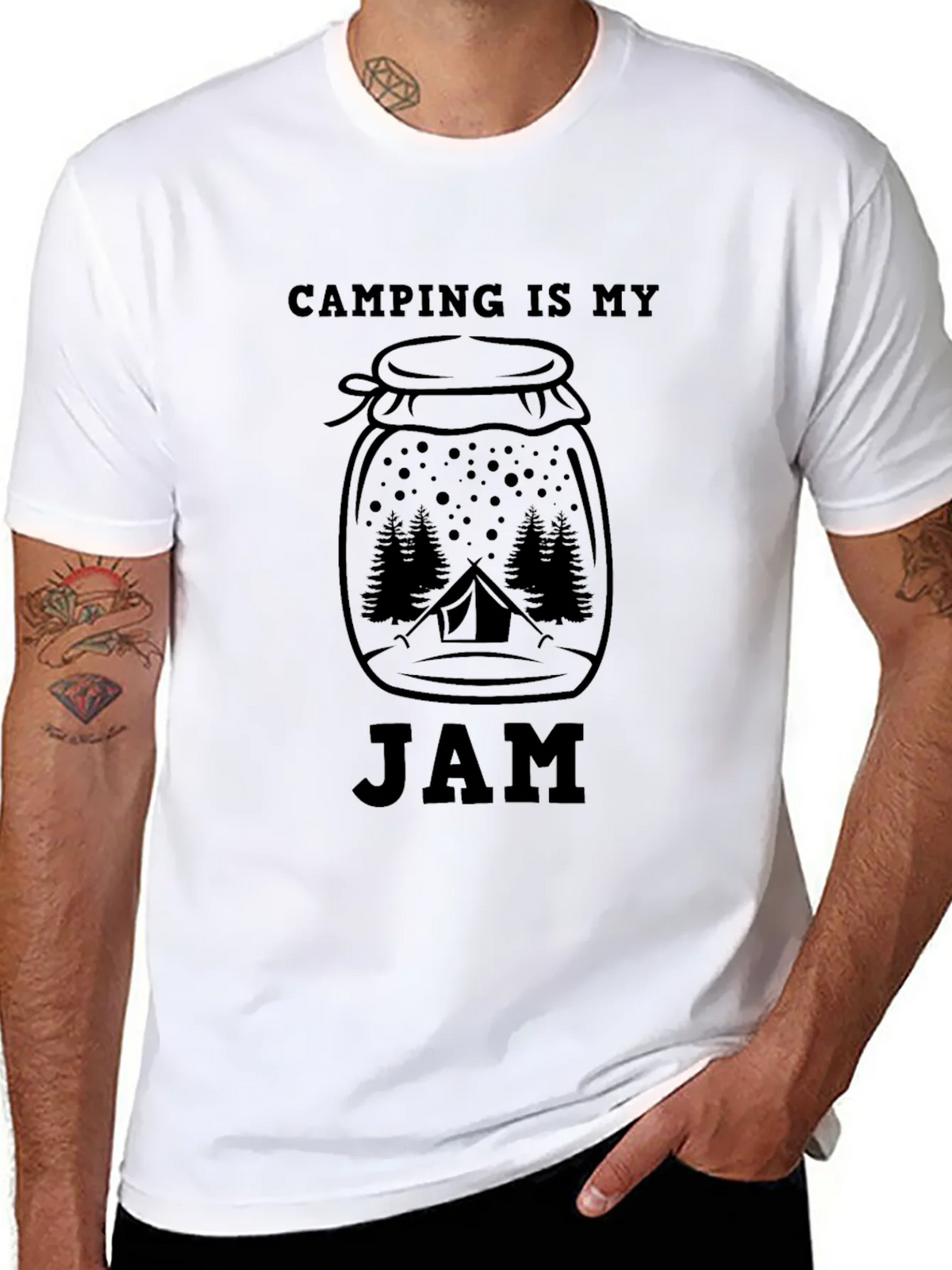 Camping Is My Jam Graphic Tee product image 10