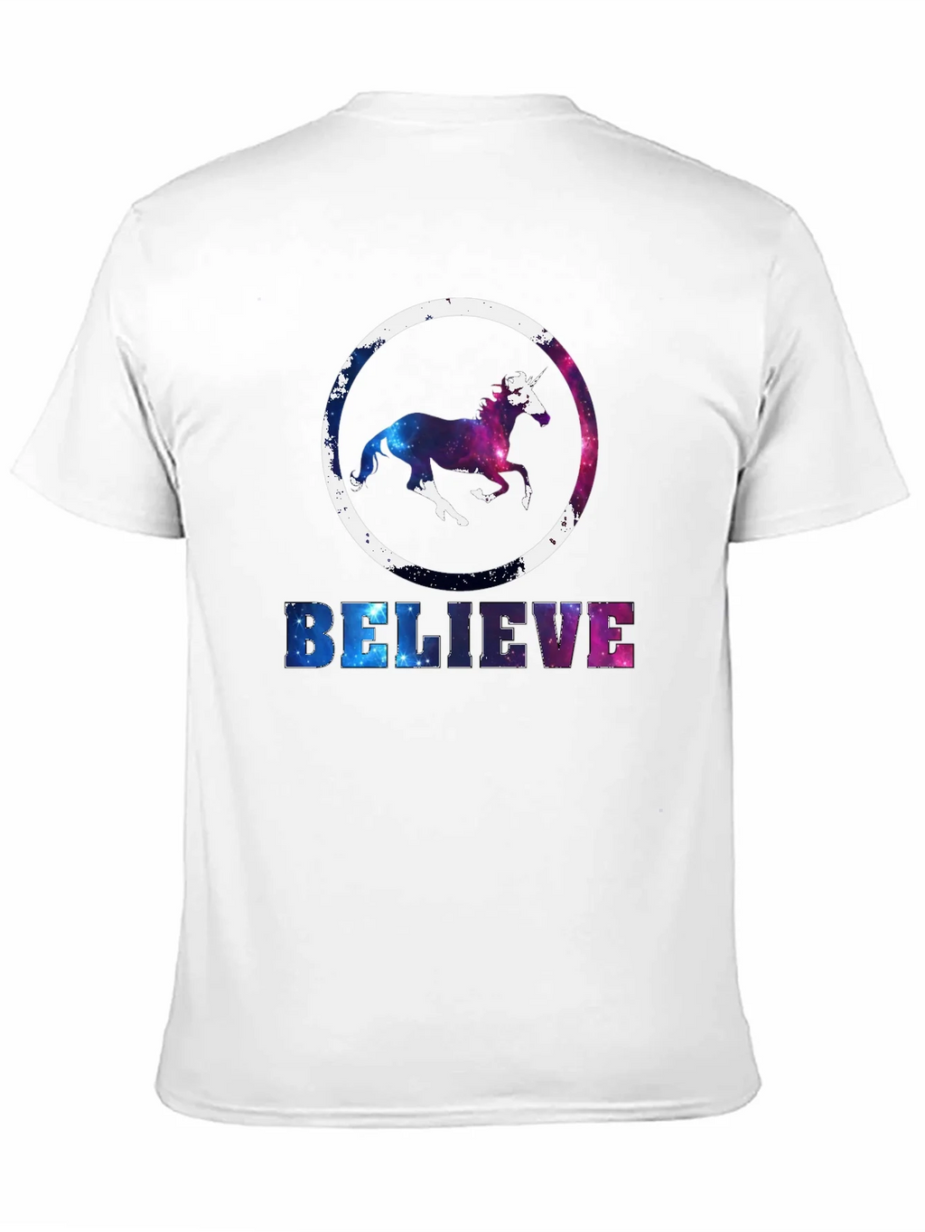 Unicorn Believe Graphic T-Shirt - Galaxy Design product image 2