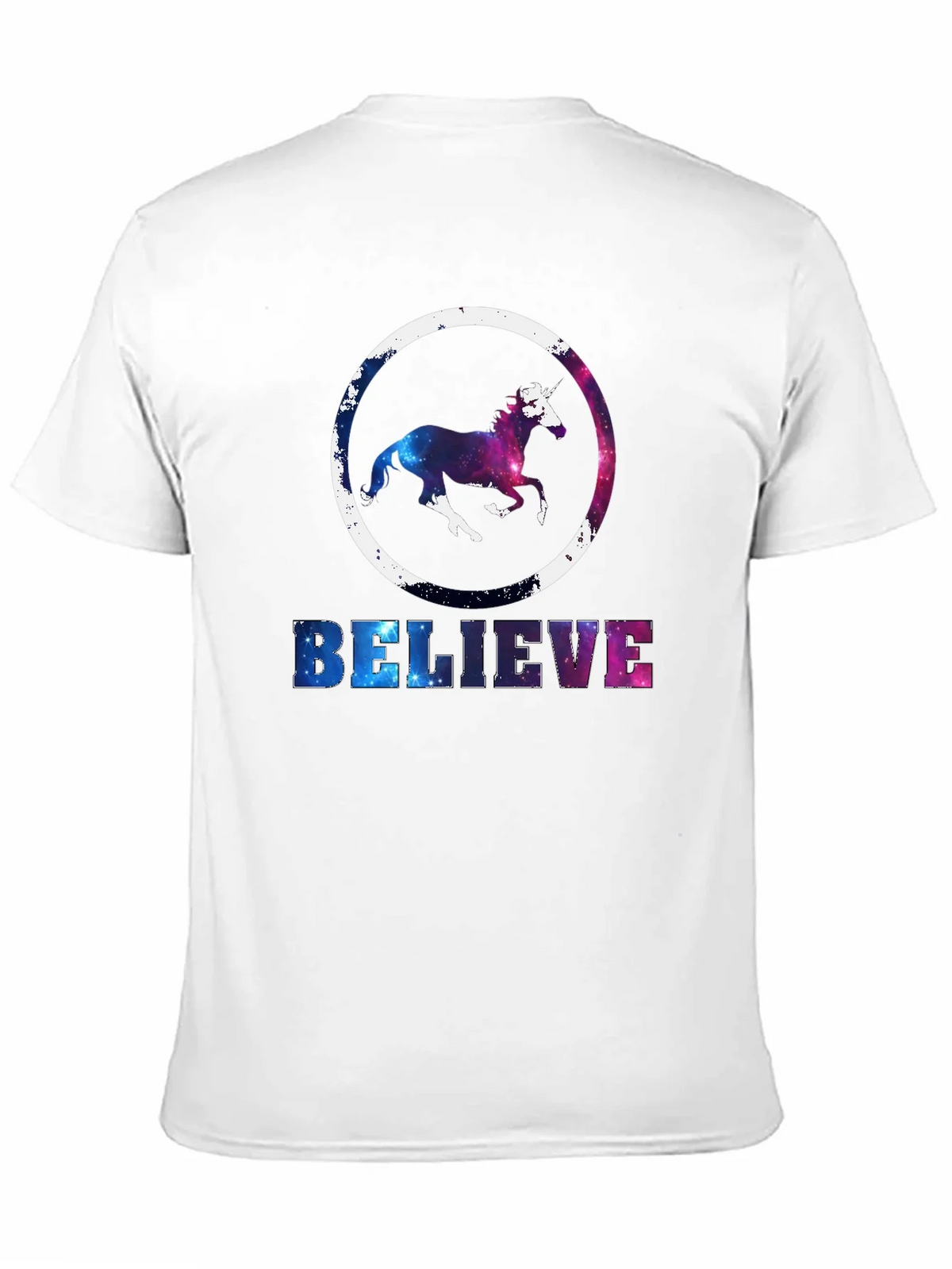 Unicorn Believe Graphic T-Shirt - Galaxy Design product image 2