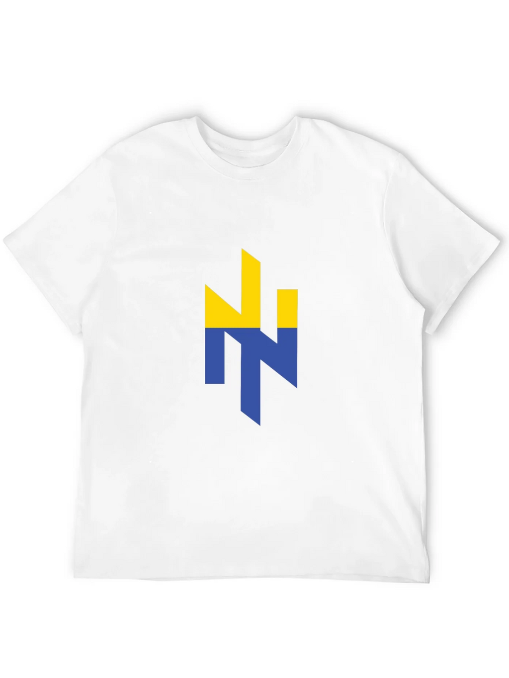 Ukraine Flag Logo Black Graphic T-Shirt product image 3