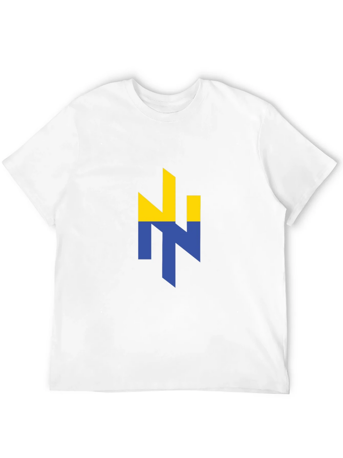 Ukraine Flag Logo Black Graphic T-Shirt product image 3