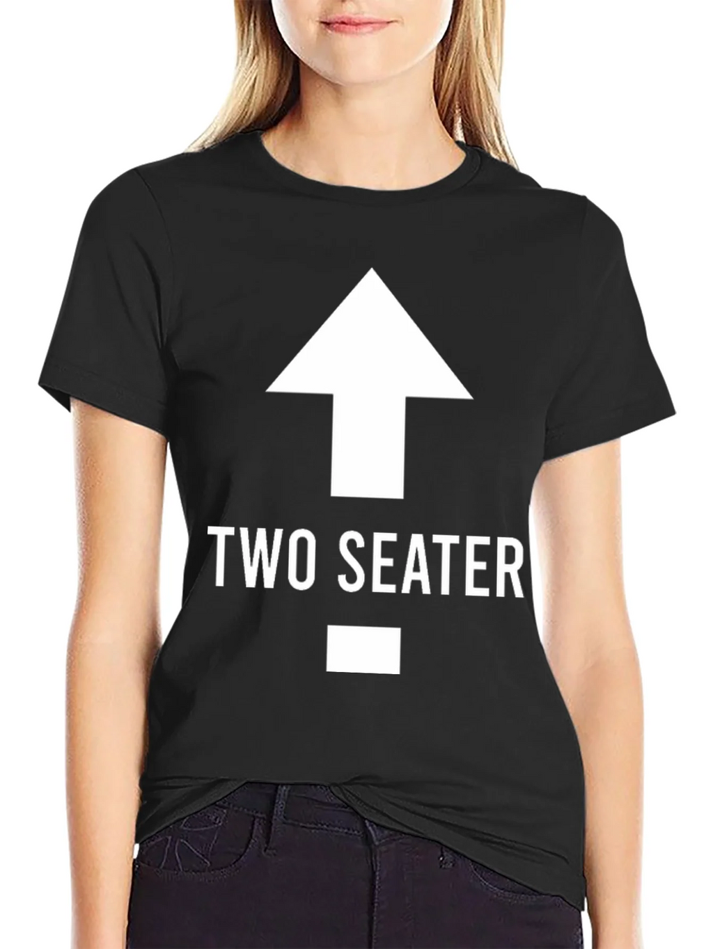 Two Seater T-Shirt Funny Graphic Tee product image 5
