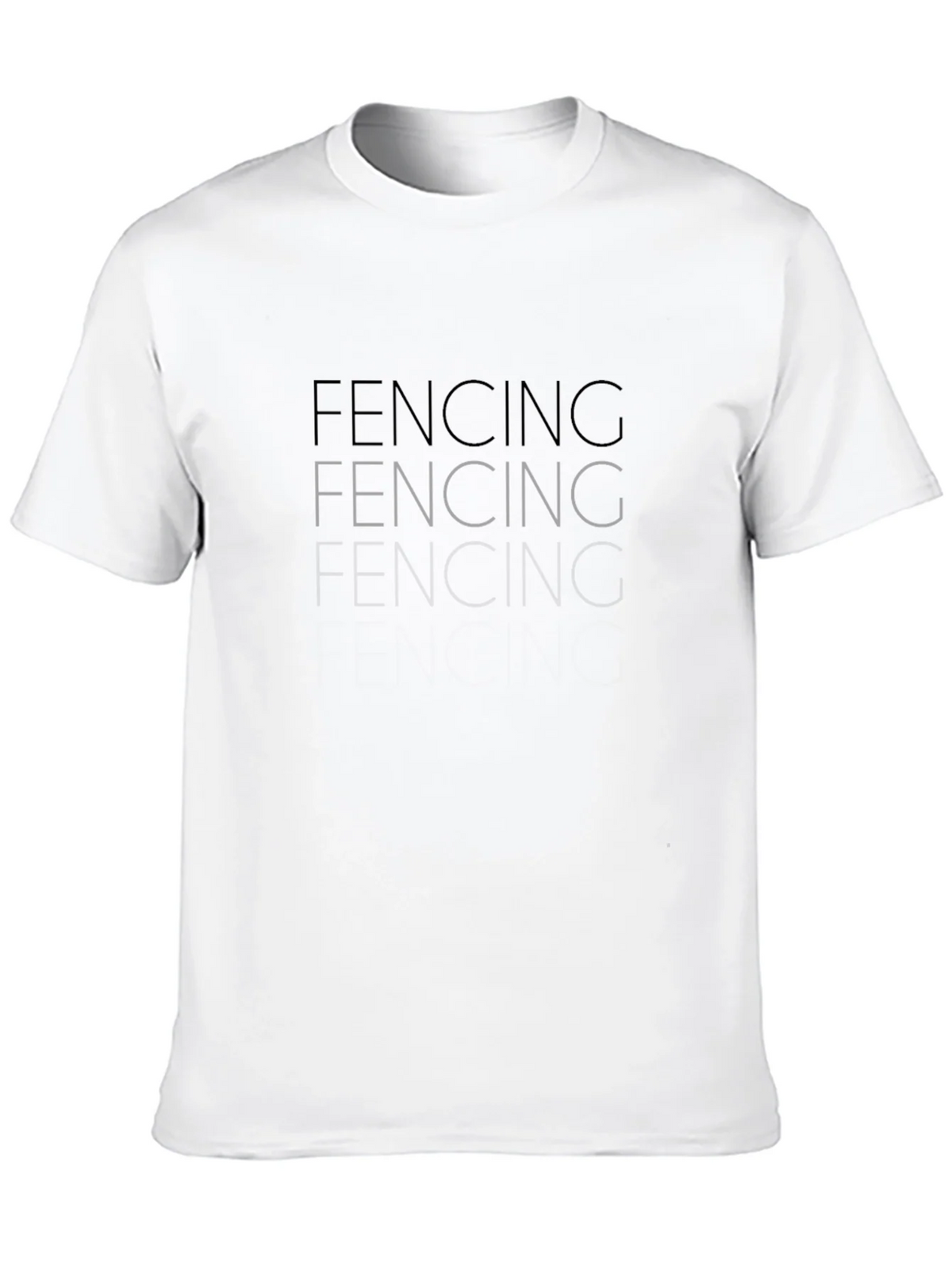 FENCING Graphic Tee - Black Cotton T-Shirt product image 12