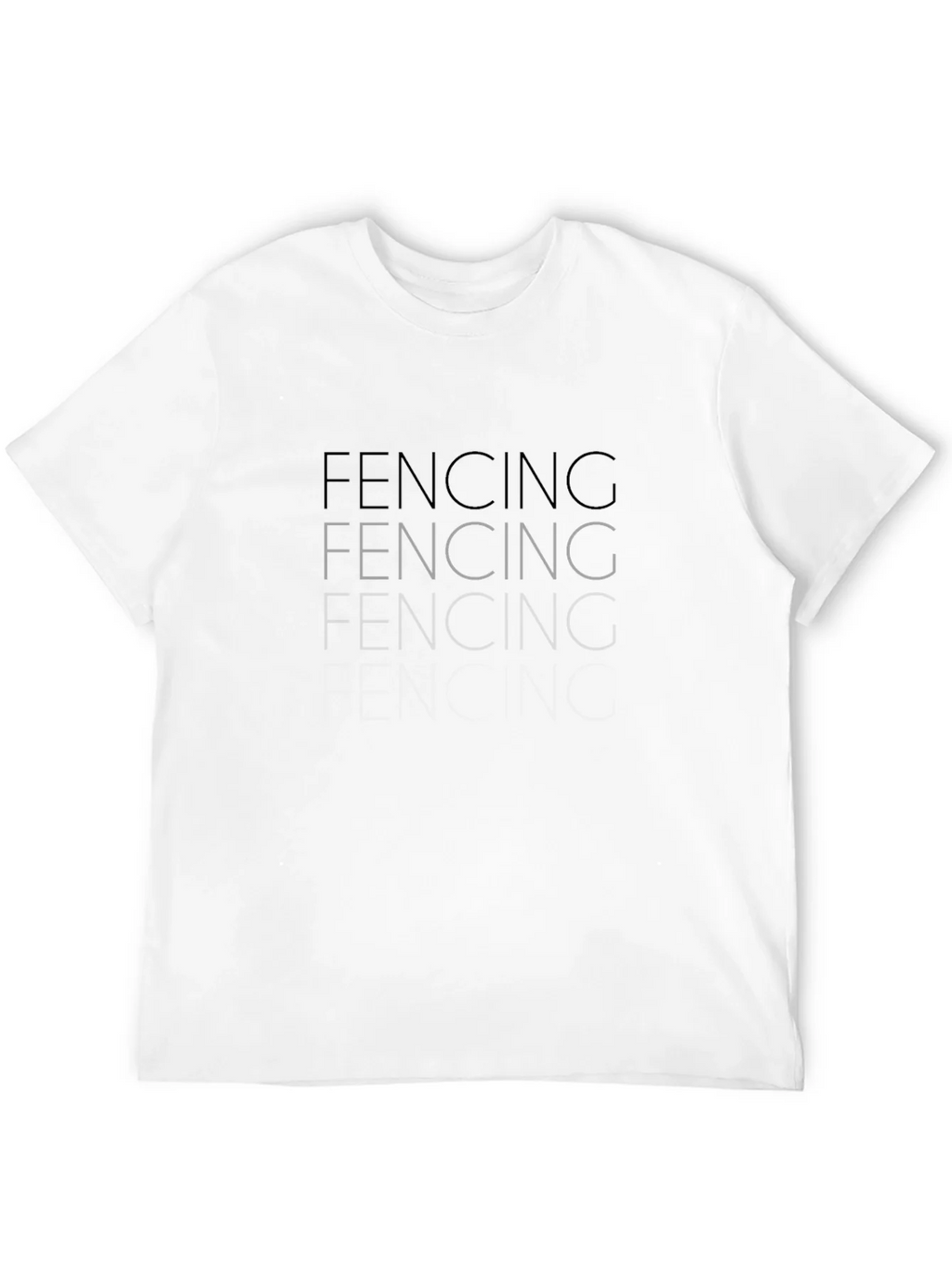 FENCING Graphic Tee - Black Cotton T-Shirt product image 3