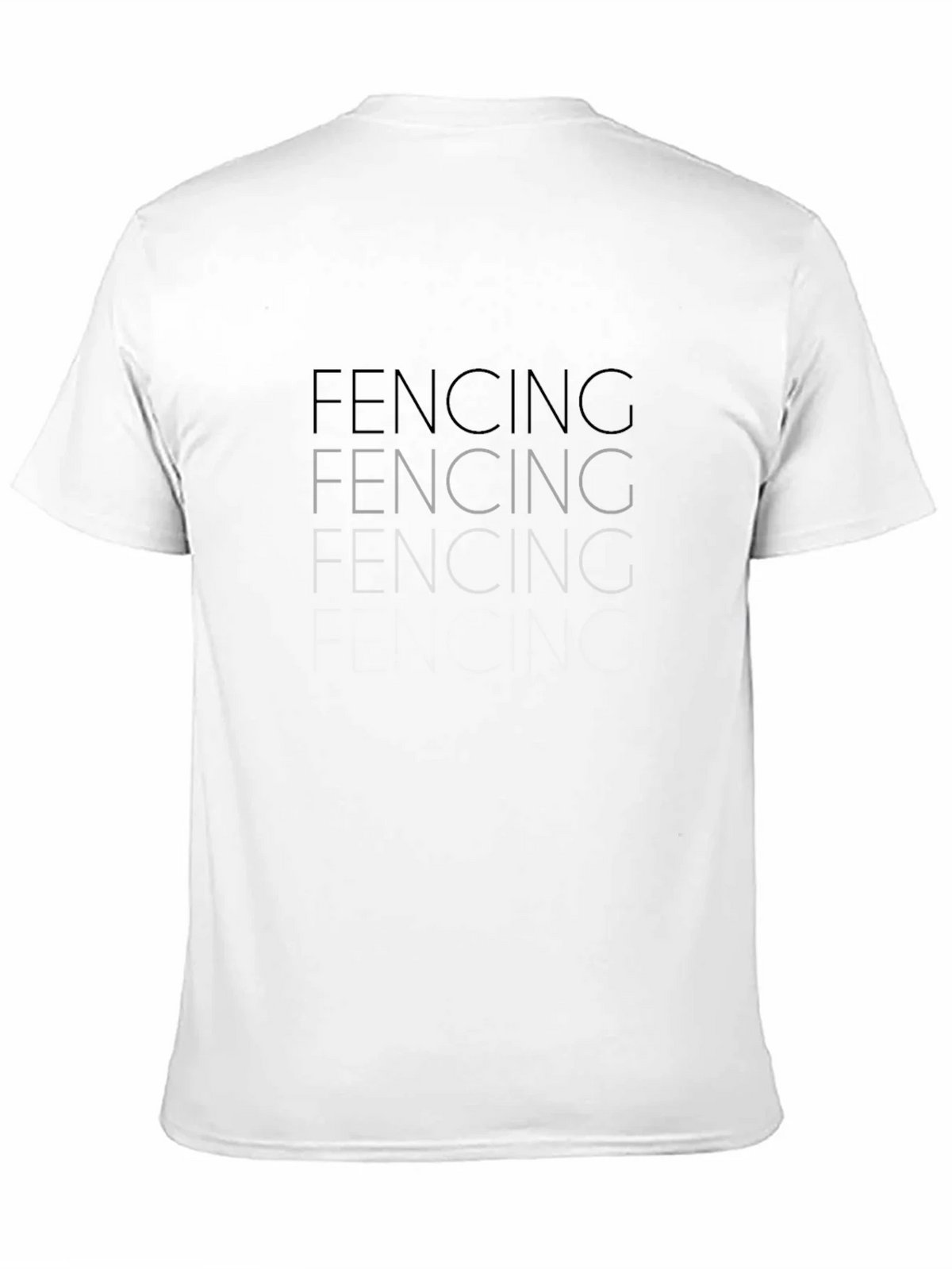 FENCING Graphic Tee - Black Cotton T-Shirt product image 2