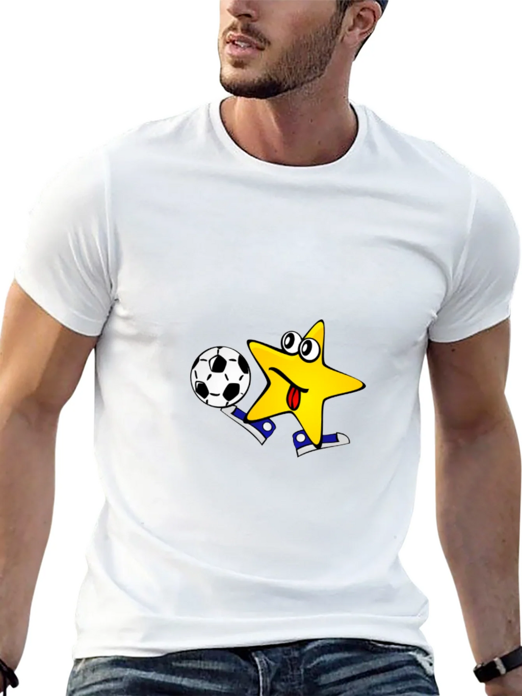 Funny Star Soccer T-Shirt - Kick Off in Style! product image 4