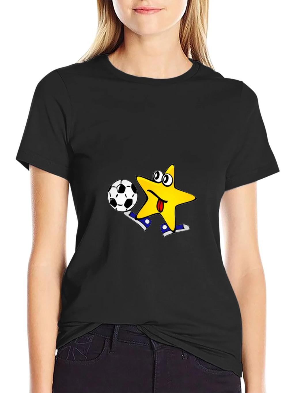 Funny Star Soccer T-Shirt - Kick Off in Style! product image 5