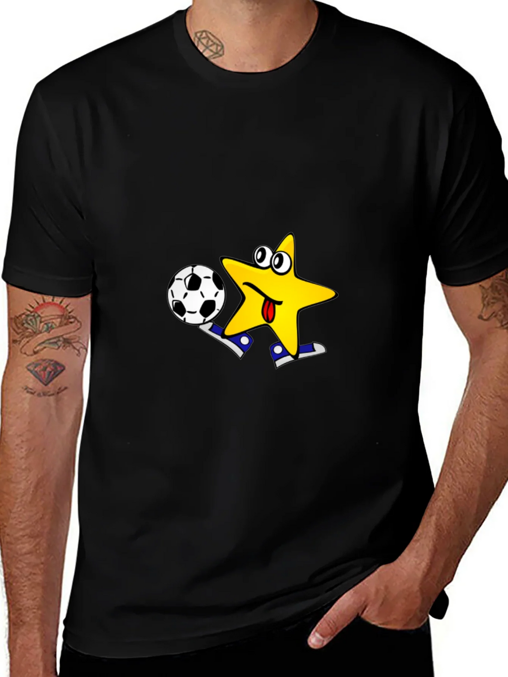 Funny Star Soccer T-Shirt - Kick Off in Style! product image 1