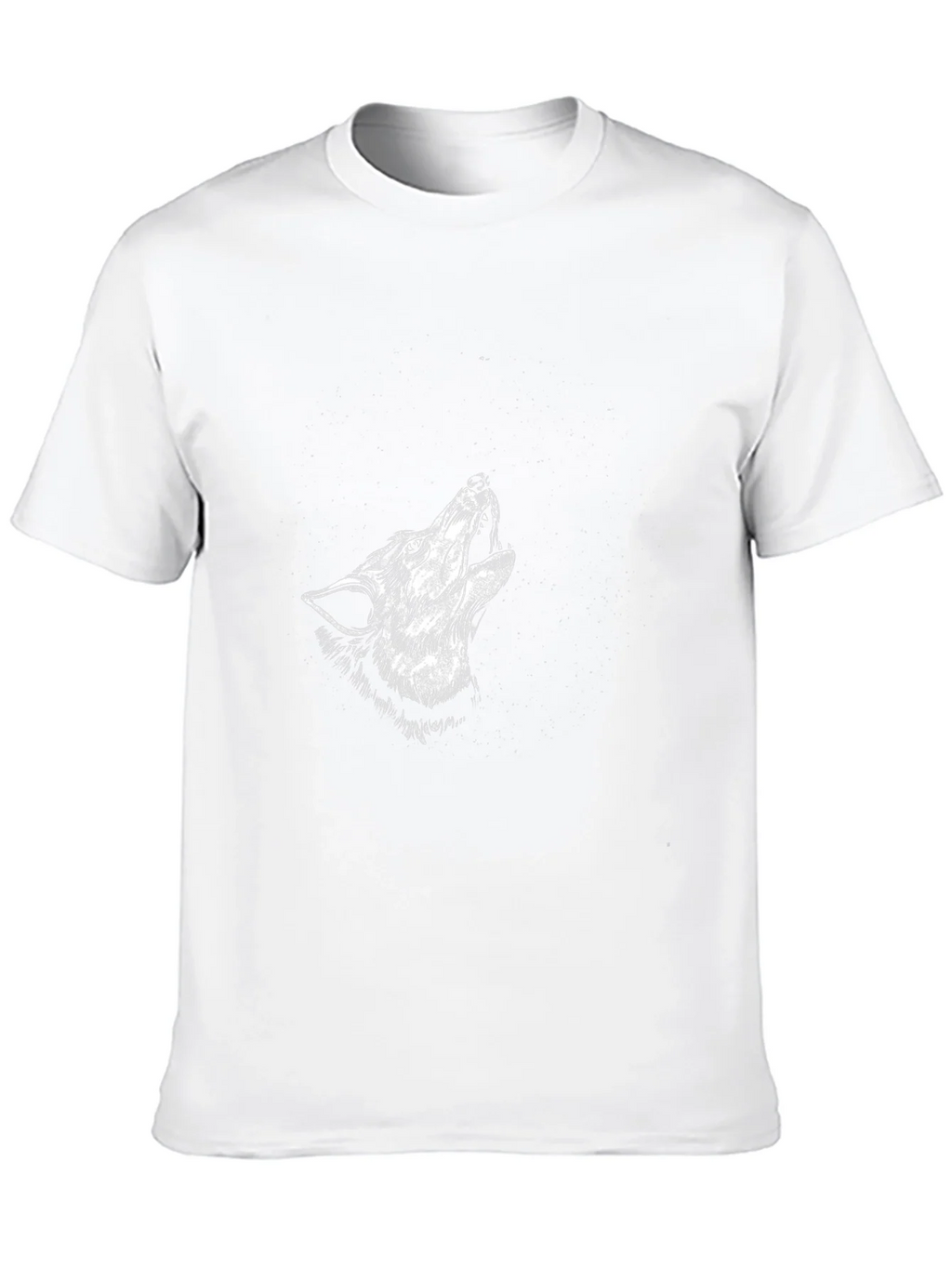 Black Wolf Howl Graphic Tee - Stylish Mens T-Shirt product image 12