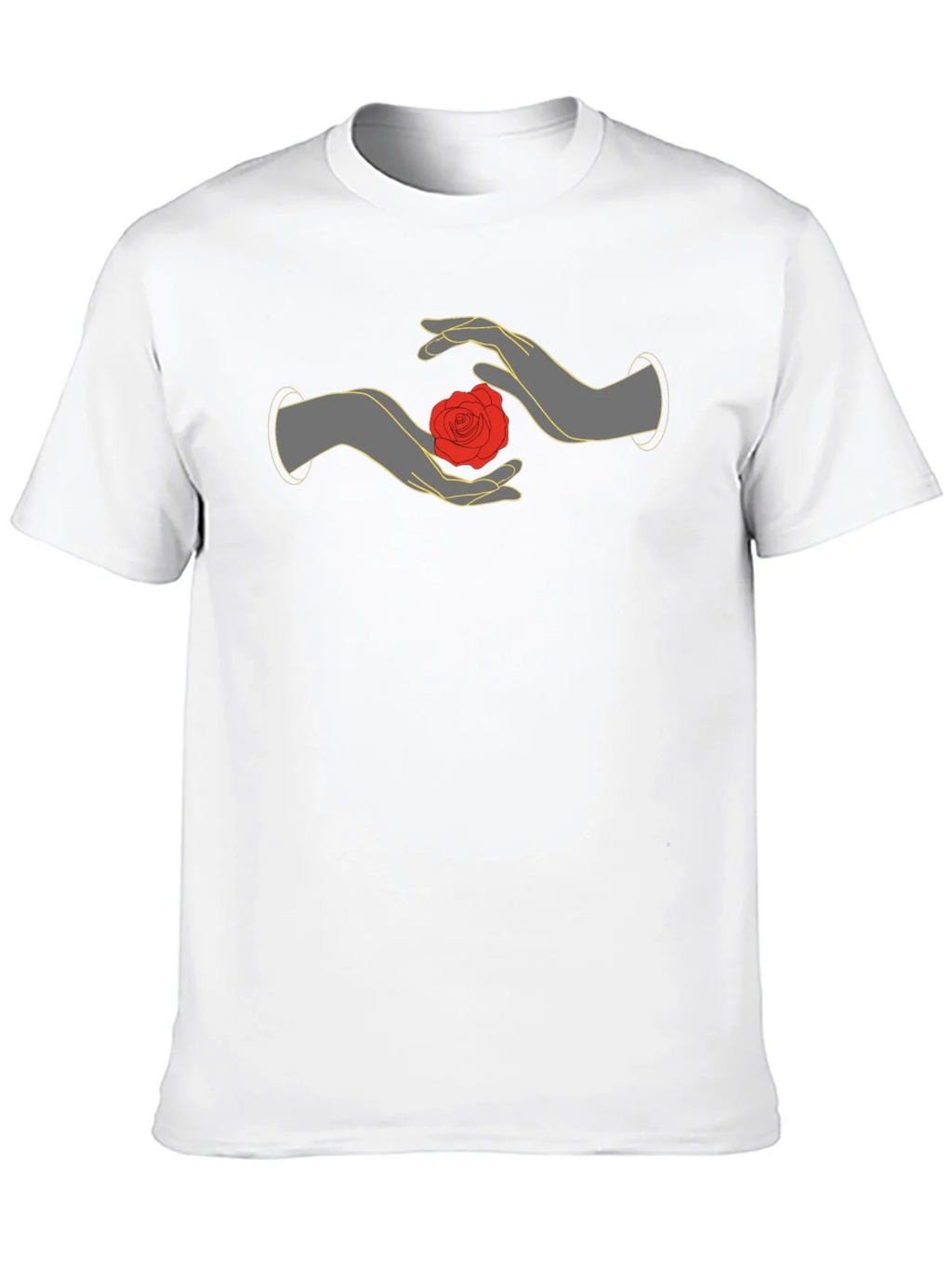 Mystic Rose Hands Graphic Tee - Black product image 12