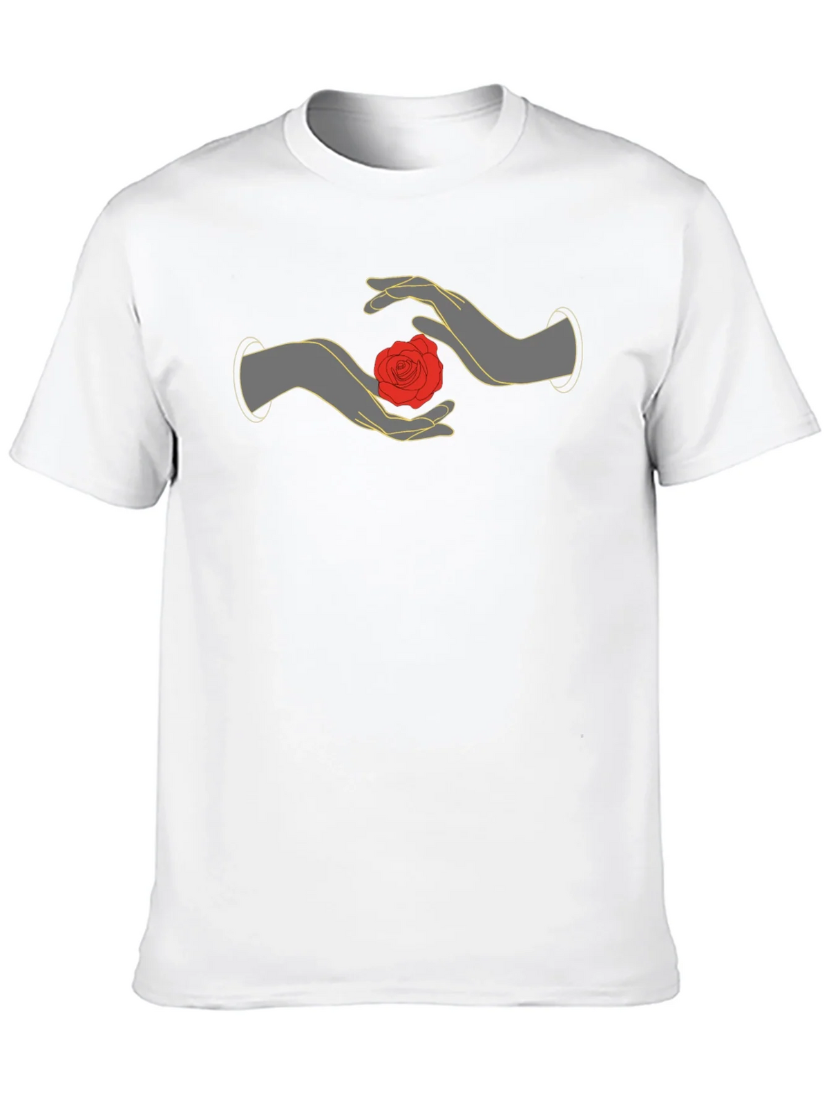 Mystic Rose Hands Graphic Tee - Black product image 12