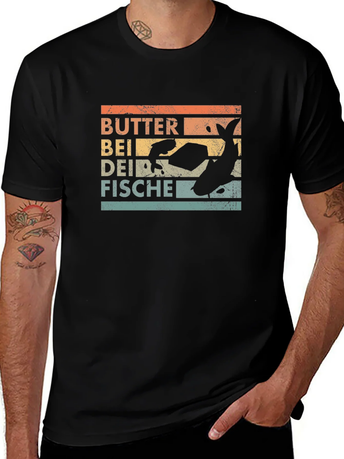 Butter Bei Dei Fische Graphic T-Shirt product image 1