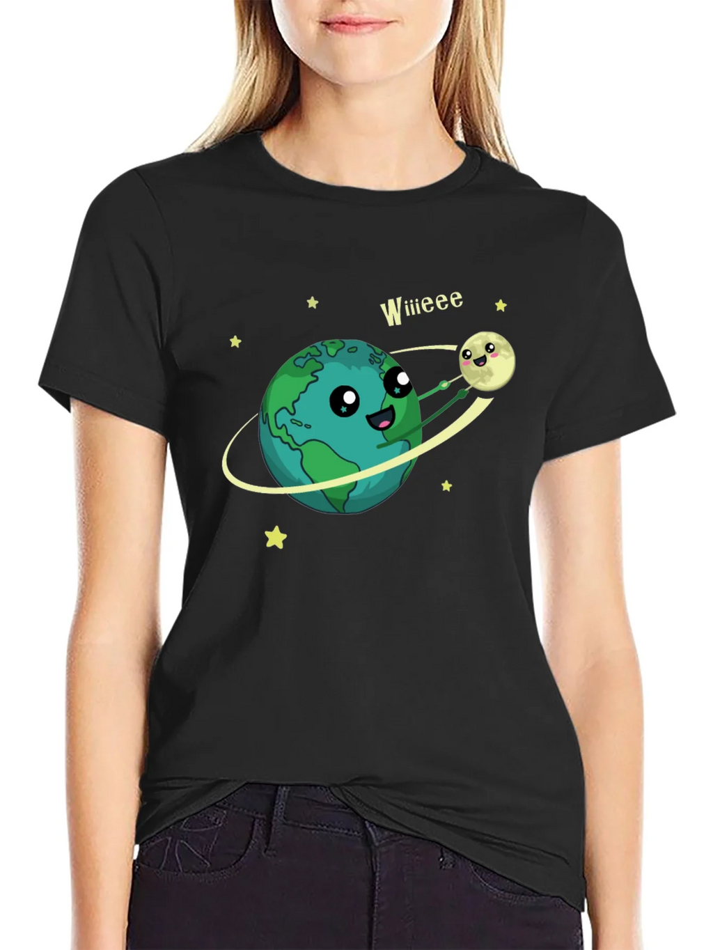 Planet Hugger T-Shirt - Black Graphic Tee product image 5