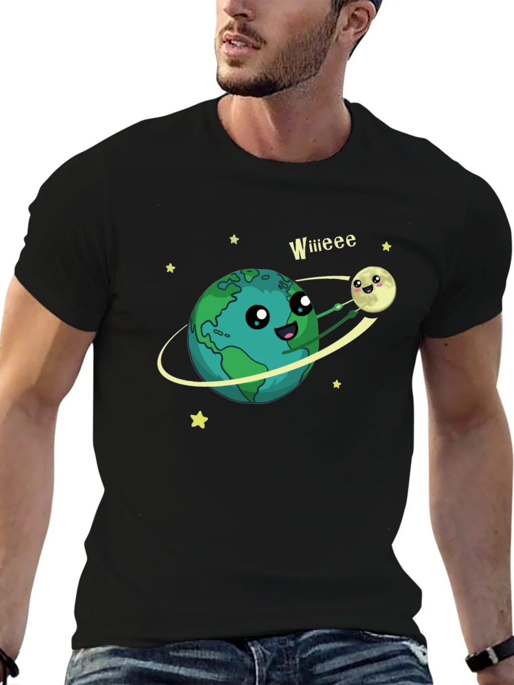 Planet Hugger T-Shirt - Black Graphic Tee product image 9