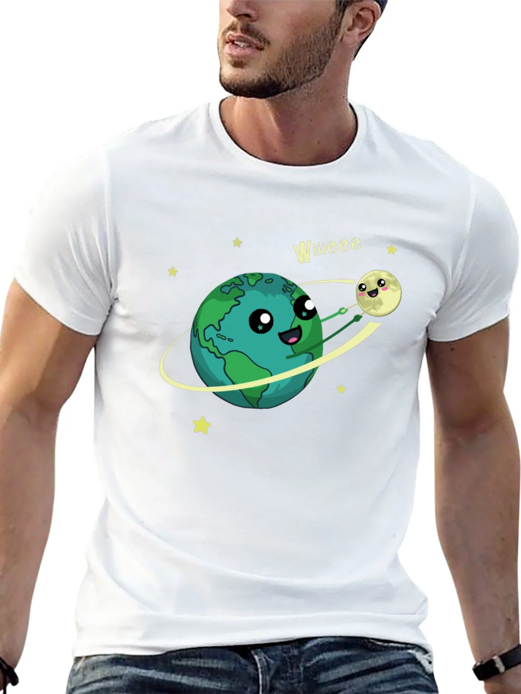 Planet Hugger T-Shirt - Black Graphic Tee product image 4