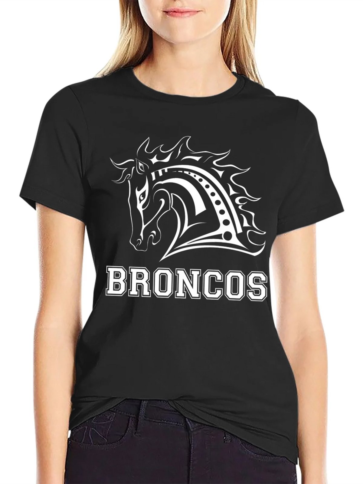 Broncos Horse Graphic Tee - Black T-Shirt product image 4