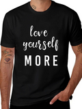 Love Yourself More Graphic Tee - Black T-Shirt product image 1