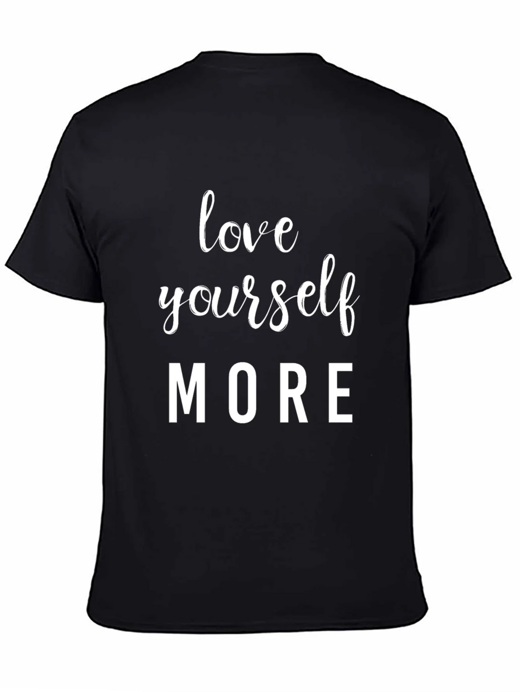 Love Yourself More Graphic Tee - Black T-Shirt product image 7