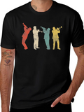 Vintage Trumpet Player Graphic T-Shirt product image 1