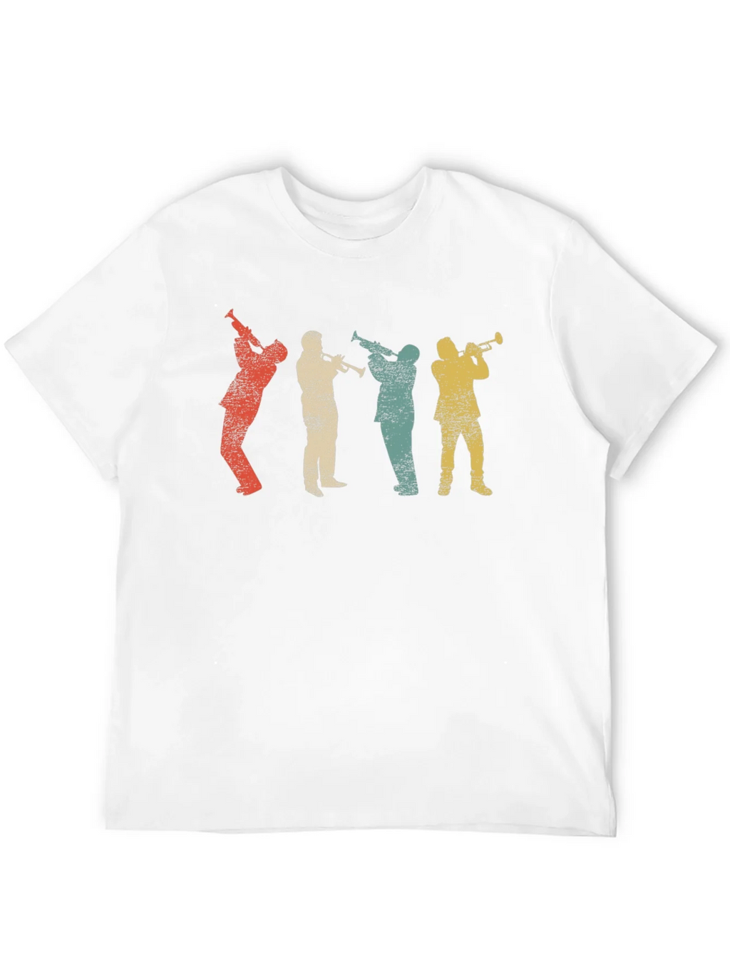 Vintage Trumpet Player Graphic T-Shirt product image 3