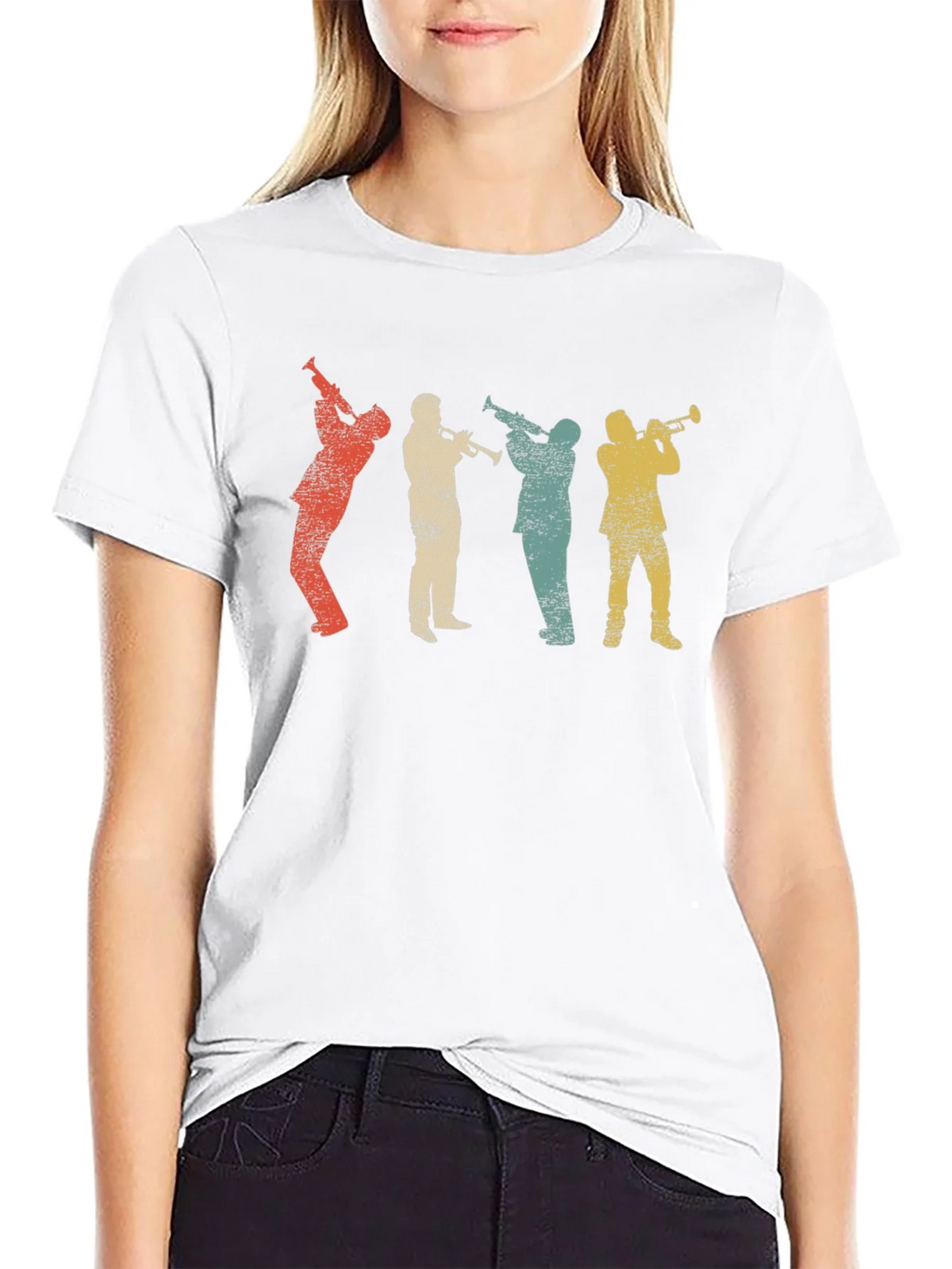 Vintage Trumpet Player Graphic T-Shirt product image 11