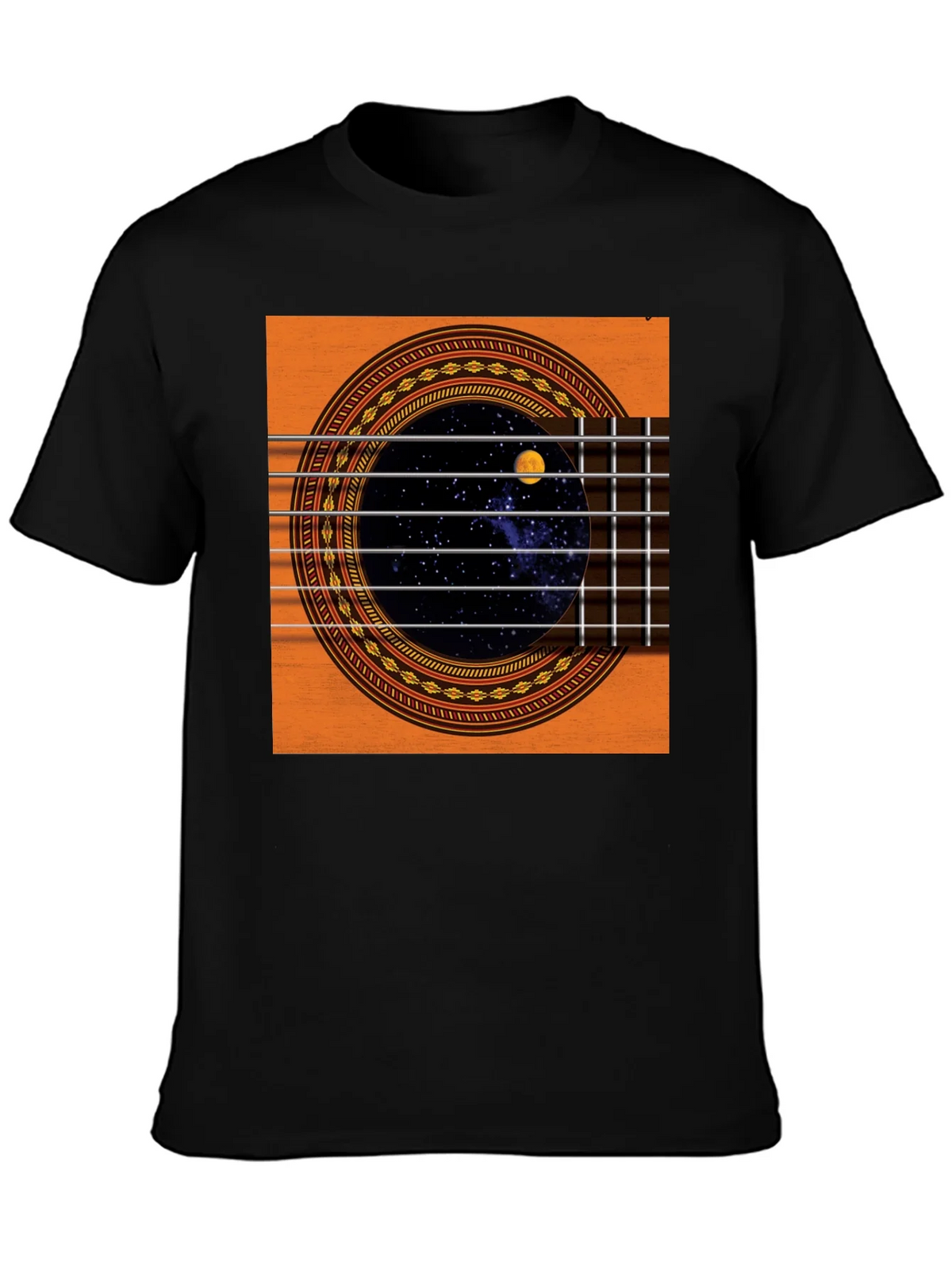 Guitar Space T-Shirt - Black product image 6