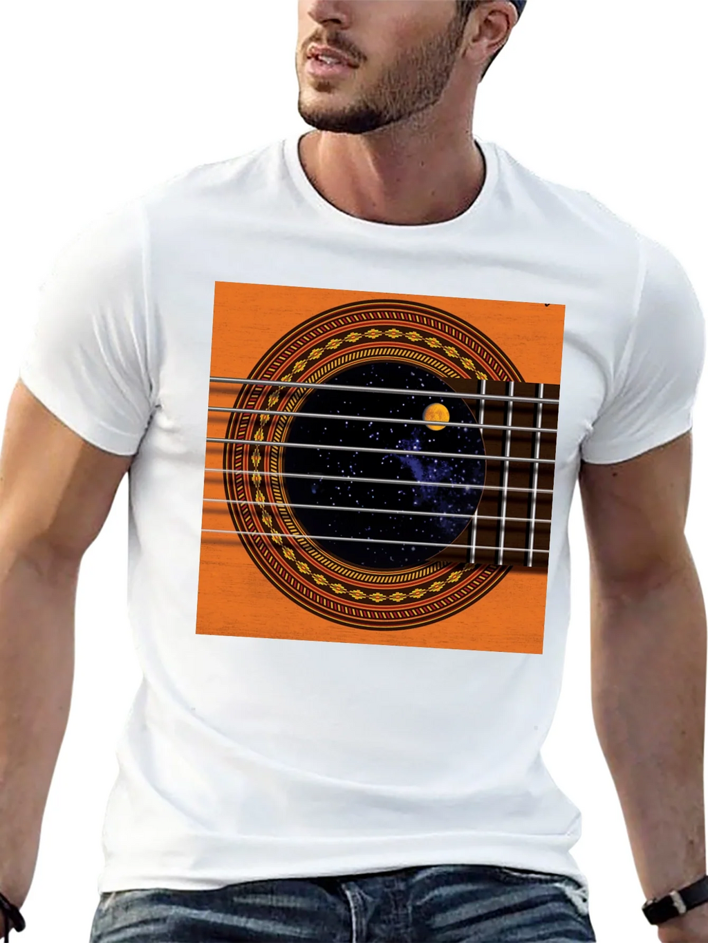 Guitar Space T-Shirt - Black product image 4