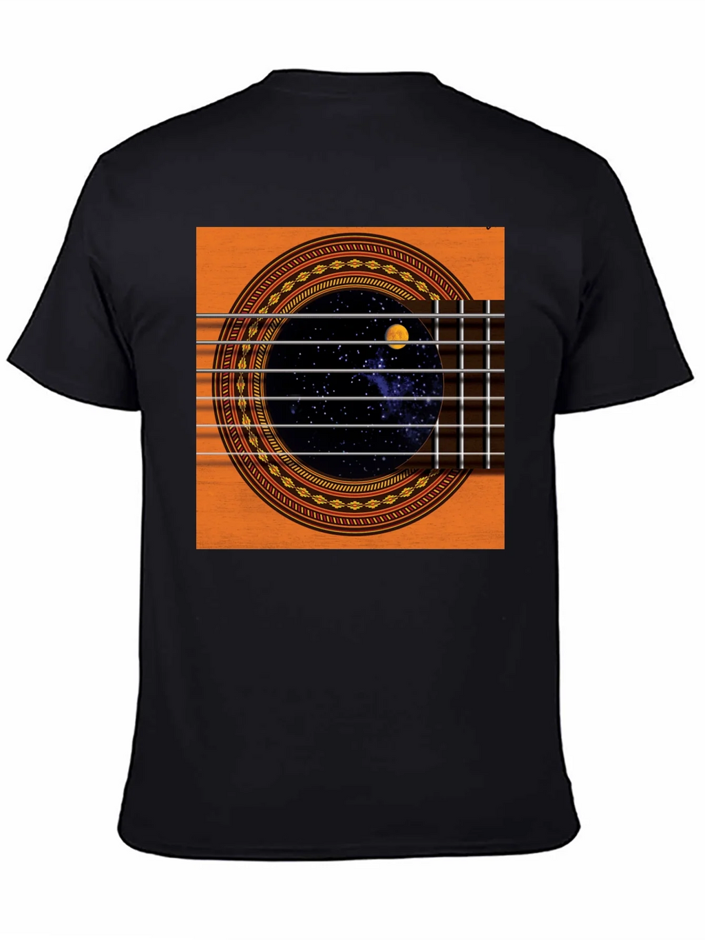 Guitar Space T-Shirt - Black product image 7