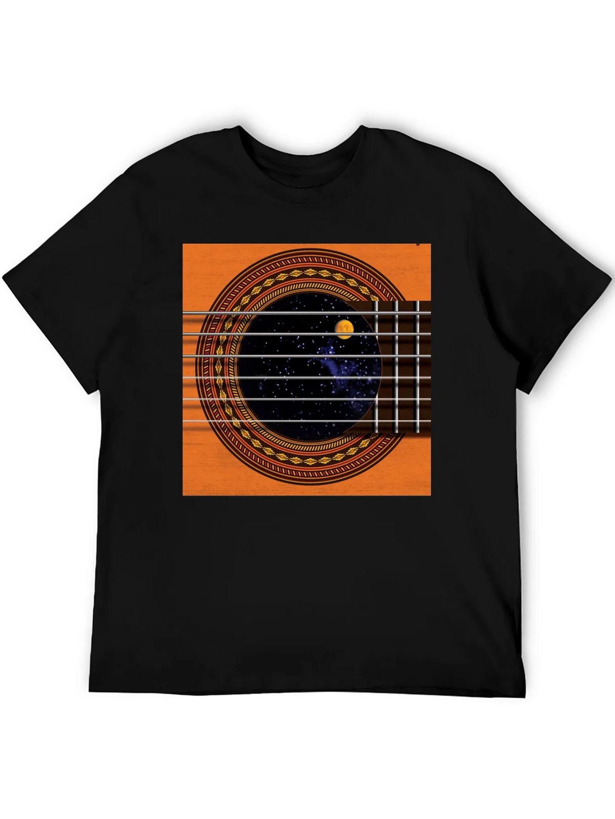 Guitar Space T-Shirt - Black product image 8