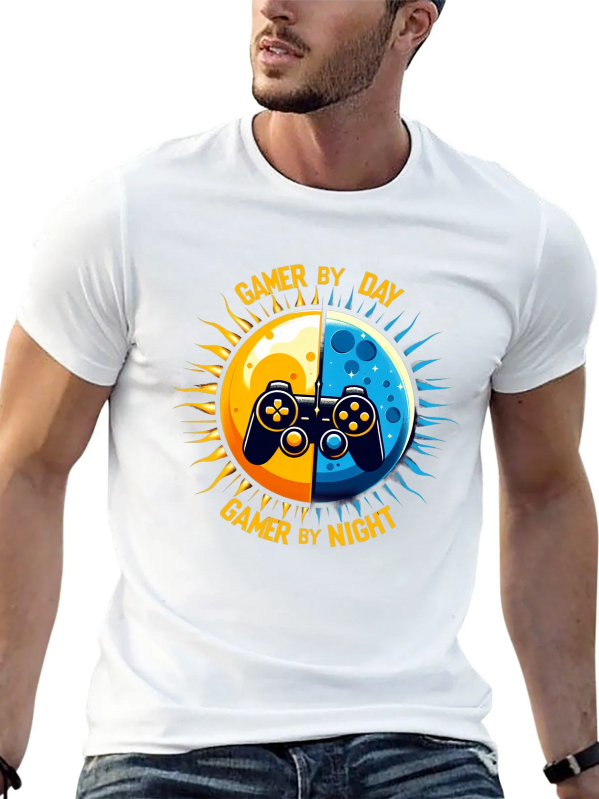 Gamer Day & Night T-Shirt product image 4